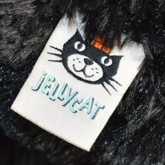 JELLYCAT RETIRED Black & White Pickles Cat with Long Tail 25in GUC READ  Has som - Picture 5 of 12